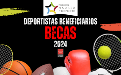 Deportistas beneficiarios de las becas 2024 de la FMxD